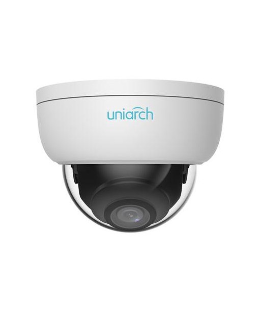 3MP Uniarch Minidome IPCamera, Ottica 2.8mm Ultra265, Ik10