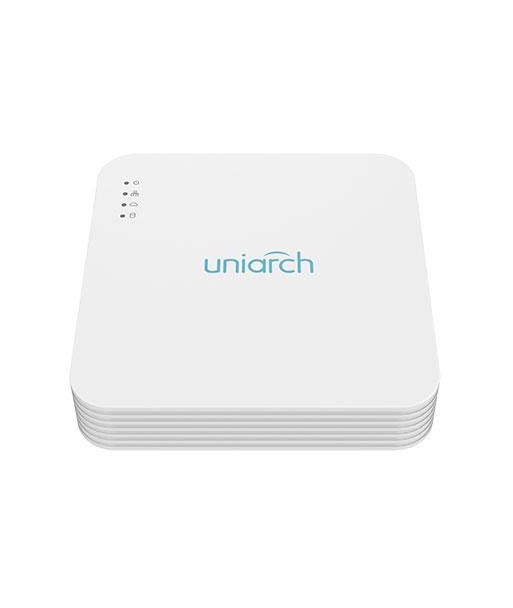 NVR Uniarch 4 Canali 8 Megapixel, 4 Porte PoE