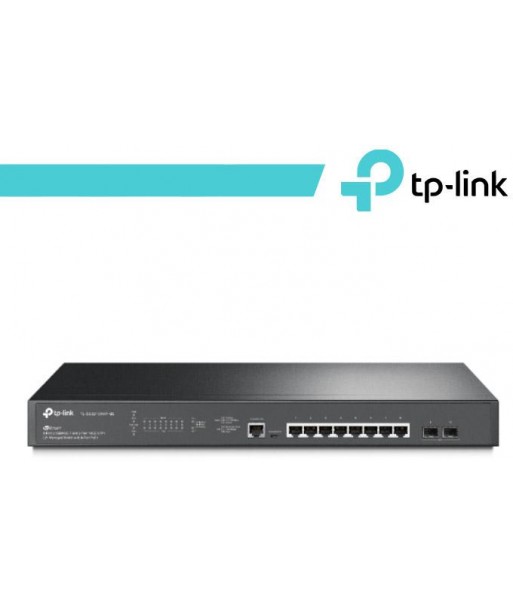 TP-Link Omada Switch Managed L2+ 8Porte PoE+ 2Slot 10GE SFP+