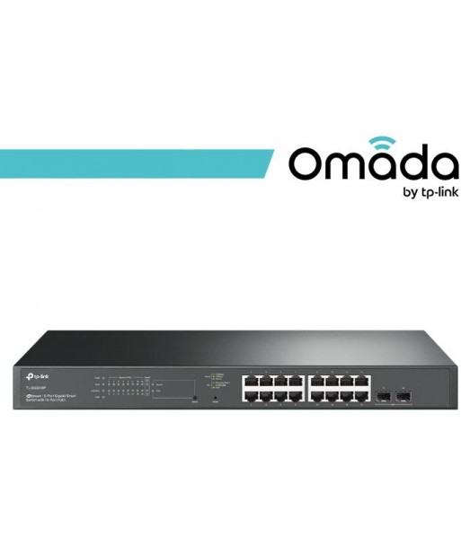 Omada Switch Smart Gigabit 18 Porte di cui 16 PoE+ Jetstream