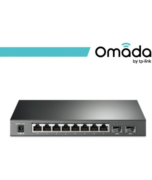 Omada Smart Switch JetStream Gigabit 8 Porte PoE+ 2 SFP 