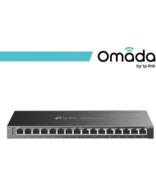 Omada Switch Smart Desktop 16 Porte Gigabit di cui 8 PoE+