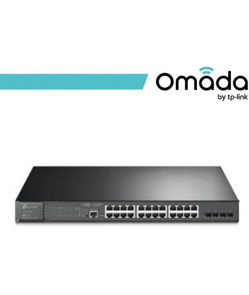 Omada Switch 24 Porte Gigabit PoE+ e 4 Slot SFP