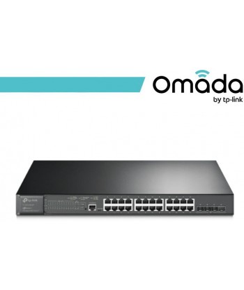 Omada Switch L2+ 24Porte Gigabit PoE+ 4SFP+10GE