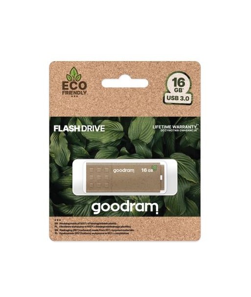 Pendrive GoodRAM 16GB UME3 GREEN USB 3.0 - retail blister