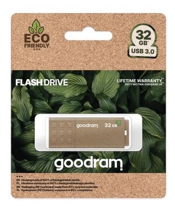 Pendrive GoodRAM 32GB UME3 GREEN USB 3.0 - retail blister