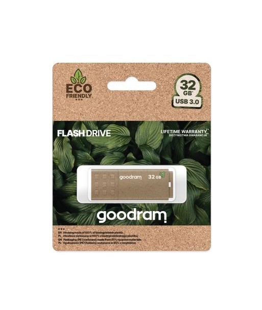 Pendrive GoodRAM 32GB UME3 GREEN USB 3.0 - retail blister