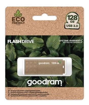 Pendrive GoodRAM 128GB UME3 GREEN USB 3.0 - retail blister