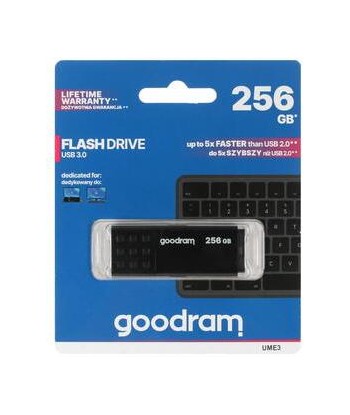 Pendrive GoodRAM 256GB BLACK USB 3.0 - retail blister