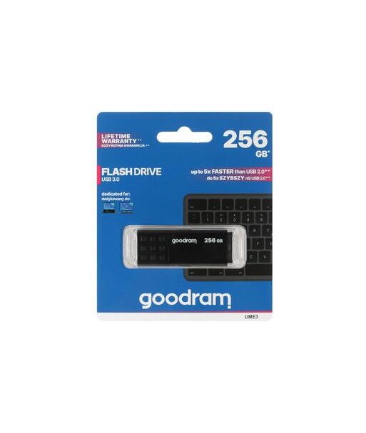 Pendrive GoodRAM 256GB BLACK USB 3.0 - retail blister