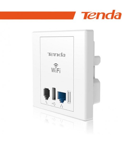 TENDA W6 AP a muro con WIFI e LAN USB N300 wireless