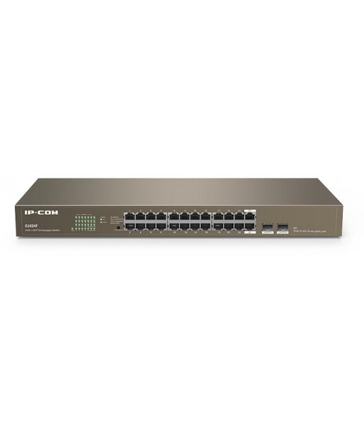 Switch Unmanaged 24 porte 10/100/1000Mbps + 2 SFP Gigabit