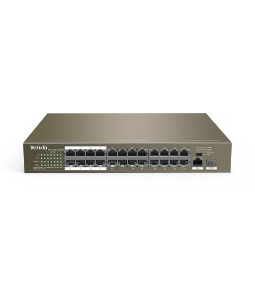 Tenda switch 24 ports PoE 10/100Mbps + 1 GE/SFP - Business