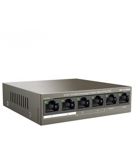 Switch 4 porte PoE +2 porte uplink 10/100Mbit F1106P-4-63W