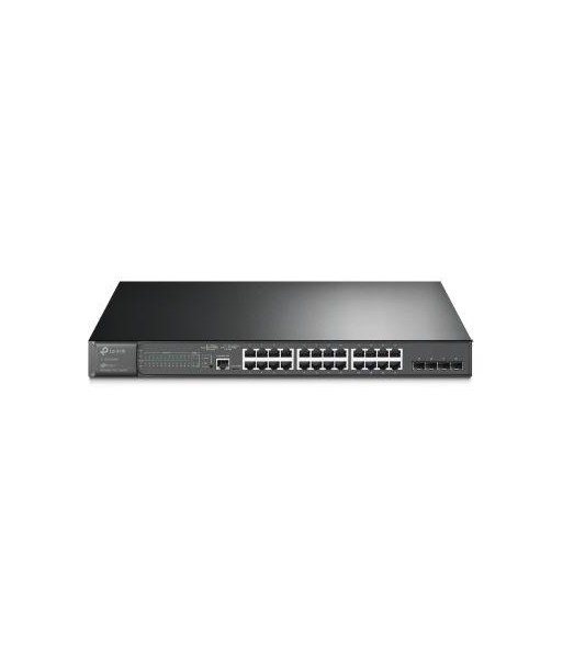 Switch 24 Porte Gigabit PoE+ e 4 Slot SFP Jetstream OmadaSDN