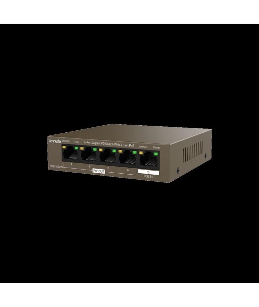 Switch PoE 5 porte Gigabit PD 10/100/1000Mbps - TEG1105PD