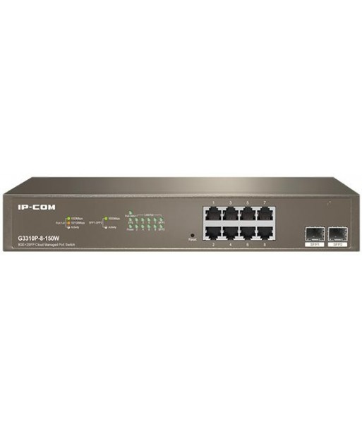 Switch PoE Cloud Managed 8GE+2SFP - IP-COM 